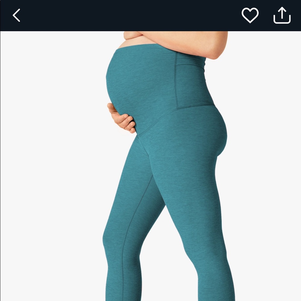 Beyond Yoga Maternity Leggings (Spacedye Love the Bump Capri)
